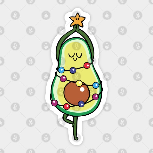 Avo Merry Christmas Sticker by huebucket